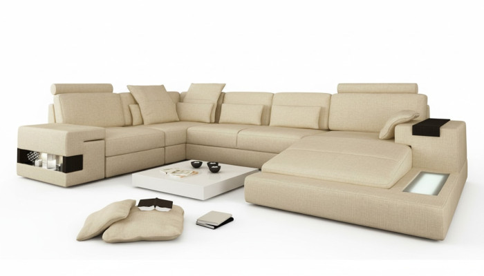 Narożnik kanapa Kanapa Podkładka Kanapy Nowość Narożnik U Shape Sofa Żywy krajobraz Meble Sofy Nowość