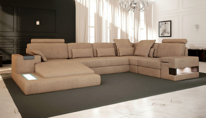 UForm Podkładka Kanapy Włókienniczy Design Illuminated Żywy krajobraz Narożnikowa kanapa Sofa Couch
