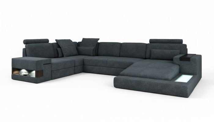 Okrągły Narożnik Sofa Podkładka xxl Big Kształt U Couchen Żywy krajobraz U Shape Sofy Nowość