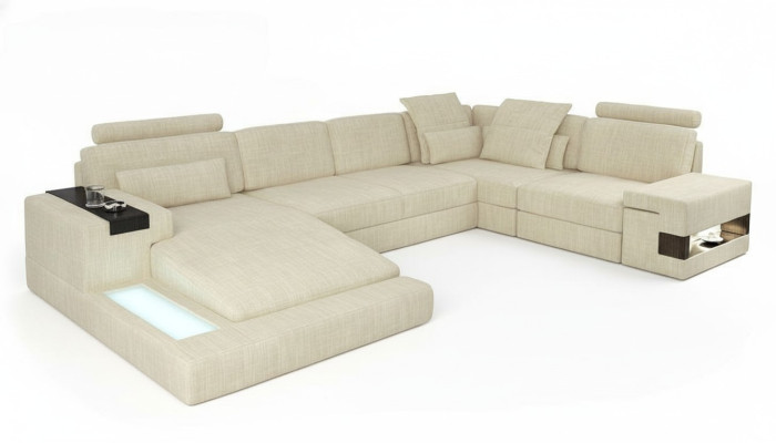 Narożnik kanapa Narożnik Podkładka Żywy krajobraz Kanapa Sofa Narożniki U Shape New Meble