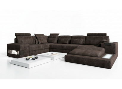 Sofa tekstylna Narożnikowa kanapa w kształcie litery U Sofa nowoczesna Sofa skórzana Sofa Narożnikowa kanapa Podkładka Żywy krajobraz