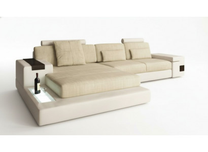 L-forma funkcji łóżka Sofy Tekstylne Skórzane Sofy Kanapy Sofa do spania Design Narożnikowa kanapa