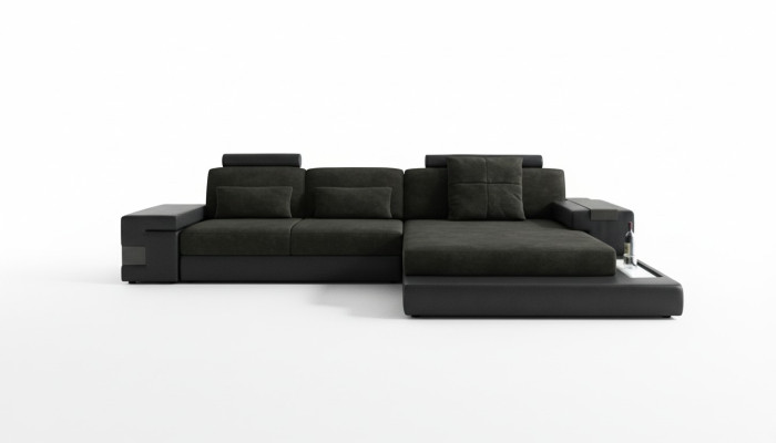 Narożnikowa kanapa Sofa Tekstylna Sofa w kształcie litery L Żywy krajobraz Esk Modern Sofas