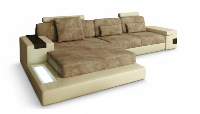 Sofa Kanapa Narożnikowa kanapa Narożnik Narożnik Krajobraz Podkładka Design Living L Shape