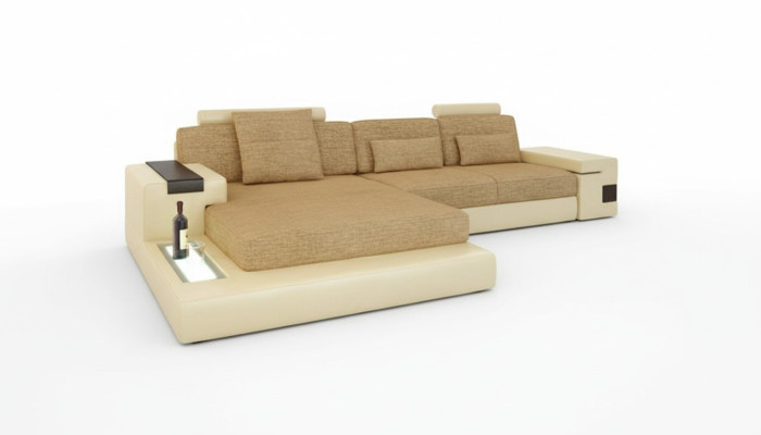 Sofa w kształcie litery L Couch Design Couch Włókienniczy Modern Podkładka Żywy krajobraz Narożnikowa kanapa Nowość