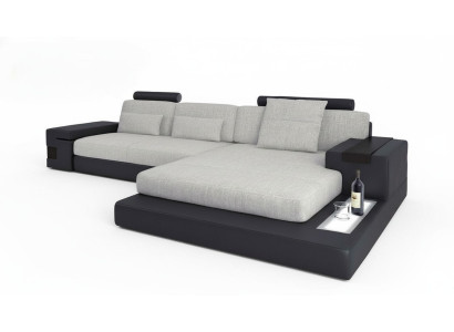 Materiał Kanapa salonowa w kształcie litery L Narożnikowa kanapa nowoczesny design Włókienniczy duża sofa nowoczesna