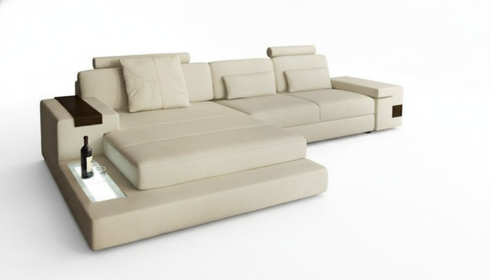 Design Couch Podkładka Włókienniczy Skóra Narożnik Materiał Narożnikowa kanapa L Shape Sofa Couch