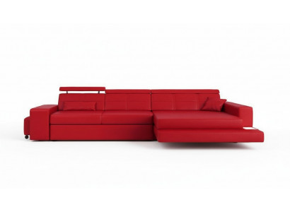 Meble Narożnikowa kanapa Skóra Sofa Kanapa Podkładka Narożnik Siedziba Żywy krajobraz L-Shape Nowość