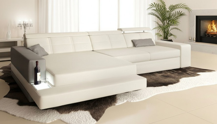 Narożnik L Shape Włókienniczy Sofa Design Sofa skórzana Narożnikowa kanapa Podkładka Narożnik Kanapa Siedziba Kanapy