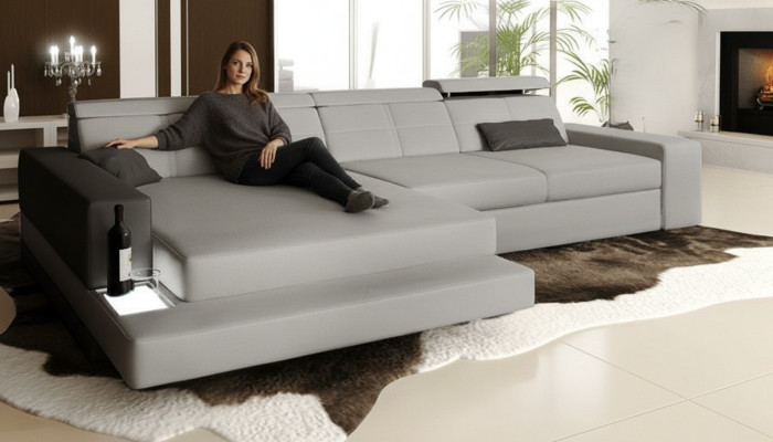Design Narożnikowa kanapa L kształt Kanapa Podkładka Włókienniczy Sofy Luksusowa Sofa do Salonu miejsce siedzące
