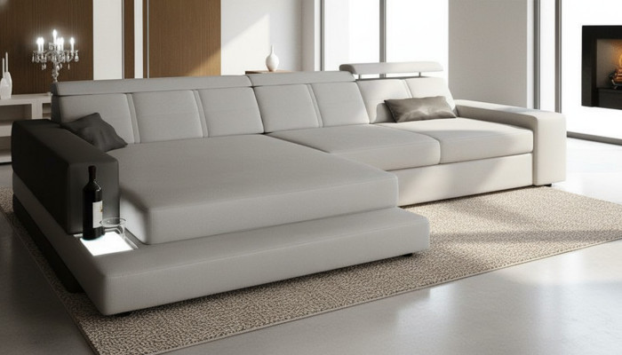 Design Narożnikowa kanapa L kształt Kanapa Podkładka Włókienniczy Sofy Luksusowa Sofa do Salonu miejsce siedzące