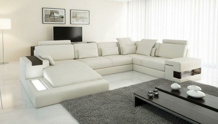 Narożnikowa kanapa Żywy krajobrazu Sofa w kształcie litery U Narożnik Projekt kanapy Podkładka Nowość
