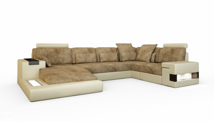Żywy krajobraz Sofa Couch Podkładka Vintage Sofy Narożnik Narożnikowa kanapa Kształt U Nowość