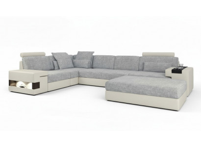 Salon w kształcie litery L nowoczesny design sofa sofy część wypoczynkowa z Stołek salon Meble