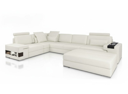 Designerska Sofa Podkładka Kanapa Narożnikowa kanapa z Stołek Ustawić Żywy krajobraz w kształcie litery L
