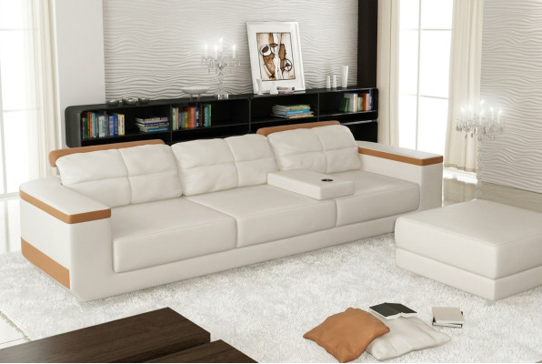 Sofa 3 miejsce do siedzenia Włókienniczy Sofy Kanapa Podkładka Luksusowa Sofa Nowoczesny Styl Duże kanapy xxl