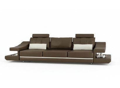 Nowoczesna luksusowa designerska sofa 3 miejsce do siedzenia Meble Podkładka Włókienniczy Brązowe kanapy Narożnik