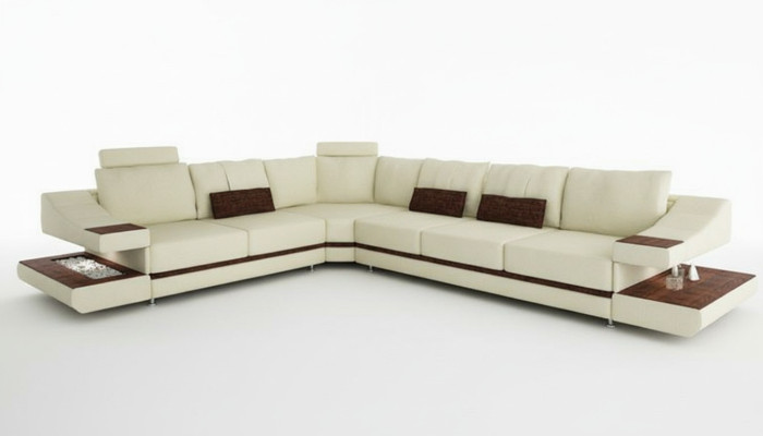 Design Żywy krajobraz Narożnikowa kanapa Włókienniczy Skóra Nowe Sofy Sofa L Shape Sofa Podkładka