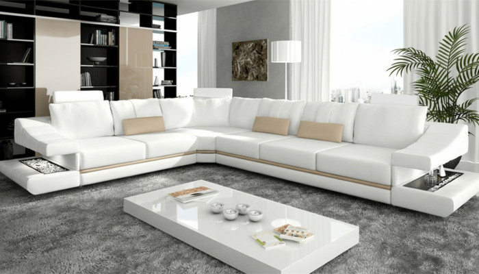 Salon nowoczesny design sofy kanapy Eleganc L-Shape Narożnikowa kanapa Materiał Kanapa Nowość