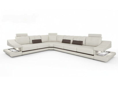 Sofy Design Narożnikowa kanapa L-Shape Meble Łóżko Funkcje Włókienniczy Skóra Sofa Rozkładane Sofy