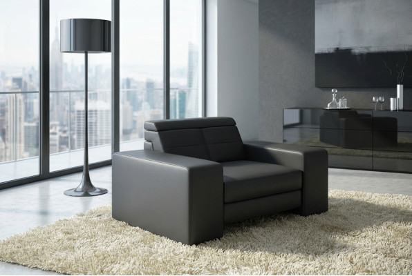 Design Salon Skóra Sofa Fotel 1 miejsce do siedzenia Podkładka Sofy Lounge Club Meble
