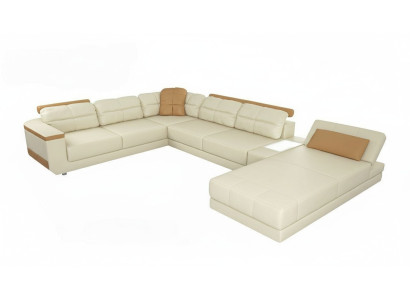Projektant Skóra Materiał Siedziba Nowoczesna Narożnikowa kanapa UForm Living Room Design Kanapa Podkładka