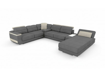 Żywy krajobraz Narożnikowa kanapa Skóra Narożnik Sofy Nowa Sofa U Shape Sofa Podkładka Kanapy Nowość
