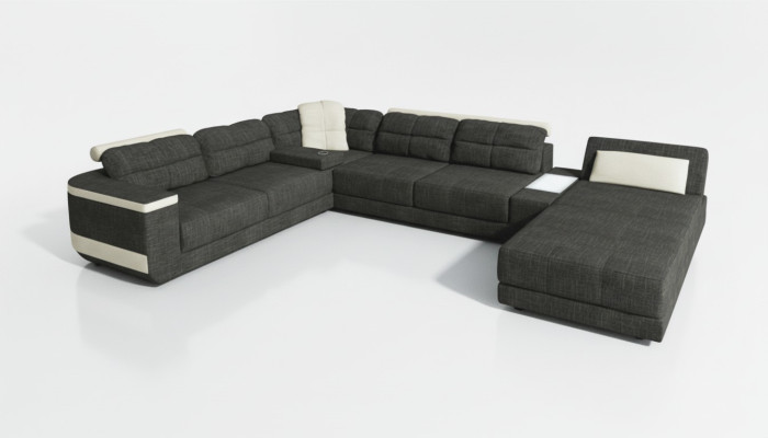 Projektant Kształt U Narożnikowa kanapa XXL Żywy krajobraz Sofa Couch Podkładka Sofa Narożnik Nowość