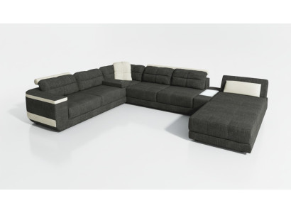 Projektant Kształt U Narożnikowa kanapa XXL Żywy krajobraz Sofa Couch Podkładka Sofa Narożnik Nowość