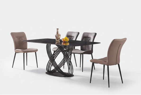 Luksusowa Tabela Stal nierdzewna Stół obiadowy jadalnia stoły Kuchnia stoły Design Metal