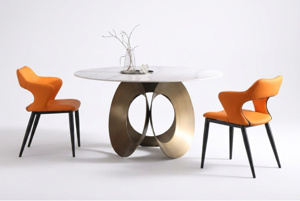 Stół obiadowy jadalnia Modern Stal nierdzewna Living Room Kuchnia stoły Design Tabela Metal
