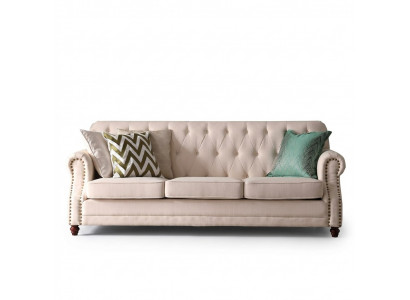 Zestaw sofowy 3+1 miejsce do siedzenia Material Sofa Chesterfield Grupa Obcios Couch Sofy