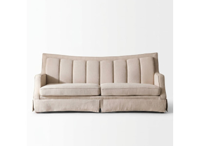 Materiał Sofa Trzyosobowa Meble Relaks Siedziba Design Kanapa Sofy wypoczynkowe Włókienniczy 3 miejsce siedzące