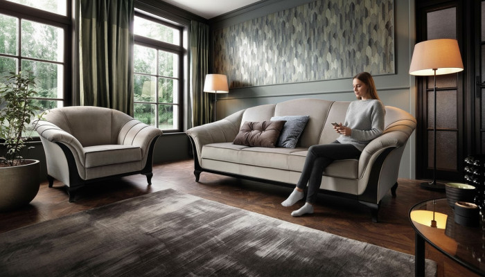 Sofy 3 miejsce siedzące 230 x 92 cm Kanapy Designerskie Meble w stylu nowoczesnym Sofa Soft Sofa
