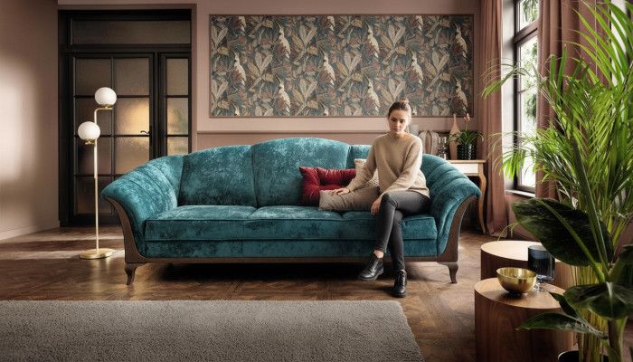Sofa rozkładana trzyosobowa styl nowoczesny Meble sofy 3 miejsce siedzące Nowoczesna sofa kanapy Nowość