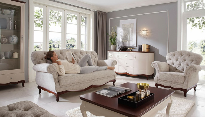 Sofa rozkładana trzyosobowa w nowoczesnym stylu sofa do salonu 3-osobowa designerskie meble kanapy nowe