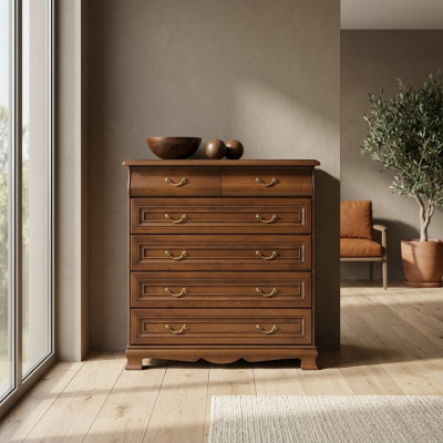 Klasyczna Kredens Szafa Design Meble Komoda Komody Drewno Hotel Nowość