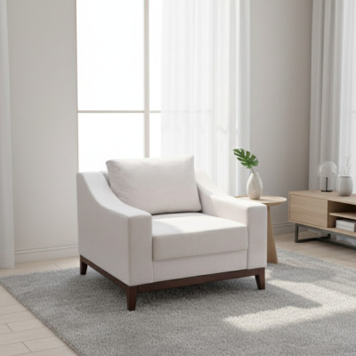 Tapicerka Fotel Relaks Lounge Designerska Fotel Modern Relaks Modern Biały Krzesło Nowość