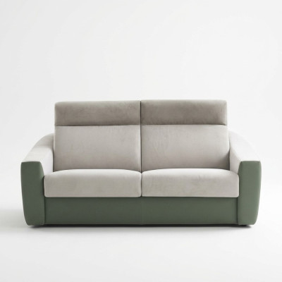 Designerska Sofa 2 miejsce do siedzenia Sofa Tkaninowa Rozkładana Dwuosobowa Meble Włoskie Nowa