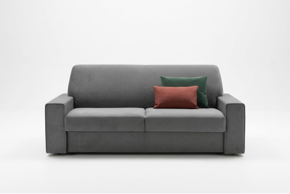 Sofa tekstylna do salonu szara dwuosobowa designerska sofa Podkładka sofy 2 miejsce do siedzenia Nowość
