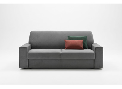 Sofa tekstylna do salonu szara dwuosobowa designerska sofa Podkładka sofy 2 miejsce do siedzenia Nowość