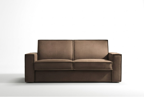 Sofa rozkładana sofa 2 miejsce siedzące dwuosobowa sofa tekstylna salon Włoskie Meble Nowe