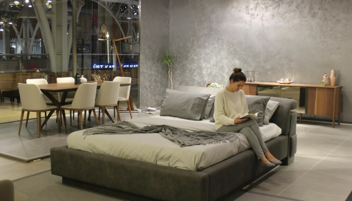 Łóżko Design Podwójne łóżko Luksusowe łóżko Podkładka Sypialnia Meble Nowe