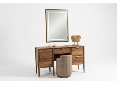 Luxury Meble Design Toaletka z Lustro Stołek Nowa Sypialnia Nowość