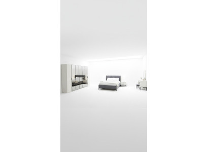 Designerski Zestaw Sypialnia Łóżko 2x Szafki nocne Szafa New I Luxurious