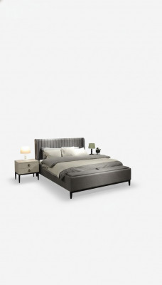 Wysokiej Jakości Eleganckie Łóżko Sypialnia Designerskie Podwójne Łóżko Nowe Meble