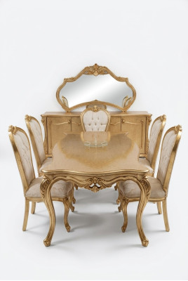 Kompletny zestaw 4x Krzesła Classic Ustaw jadalnia Drewno Design Krzesła Nowość