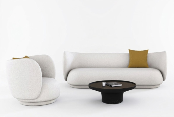Zestaw sofowy 2+1 miejsce do siedzenia Velvet Sofa Żywy krajobraz Design Couch Lounge Sofy