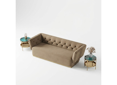 Zestaw sofowy 2+2 miejsce do siedzenia Sofa Żywy krajobraz Siedziba Design Couch Lounge Sofa Włókienniczy