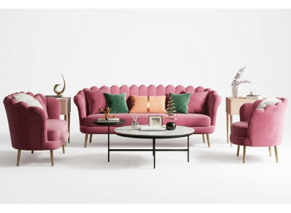 Kanapy Meble Relaks Siedziba Design Couch Sofy Włókiennicze Sofa 3 miejsce siedzące Aksamit Nowość